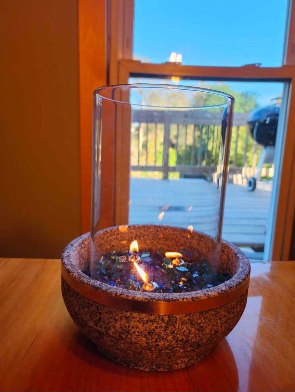 Handmade Tabletop Firepit - Picture 3 of 5
